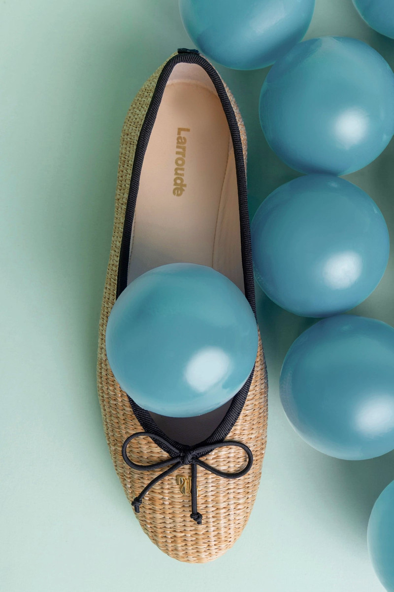 Pavlova Ballet Flat Natural Raffia 5