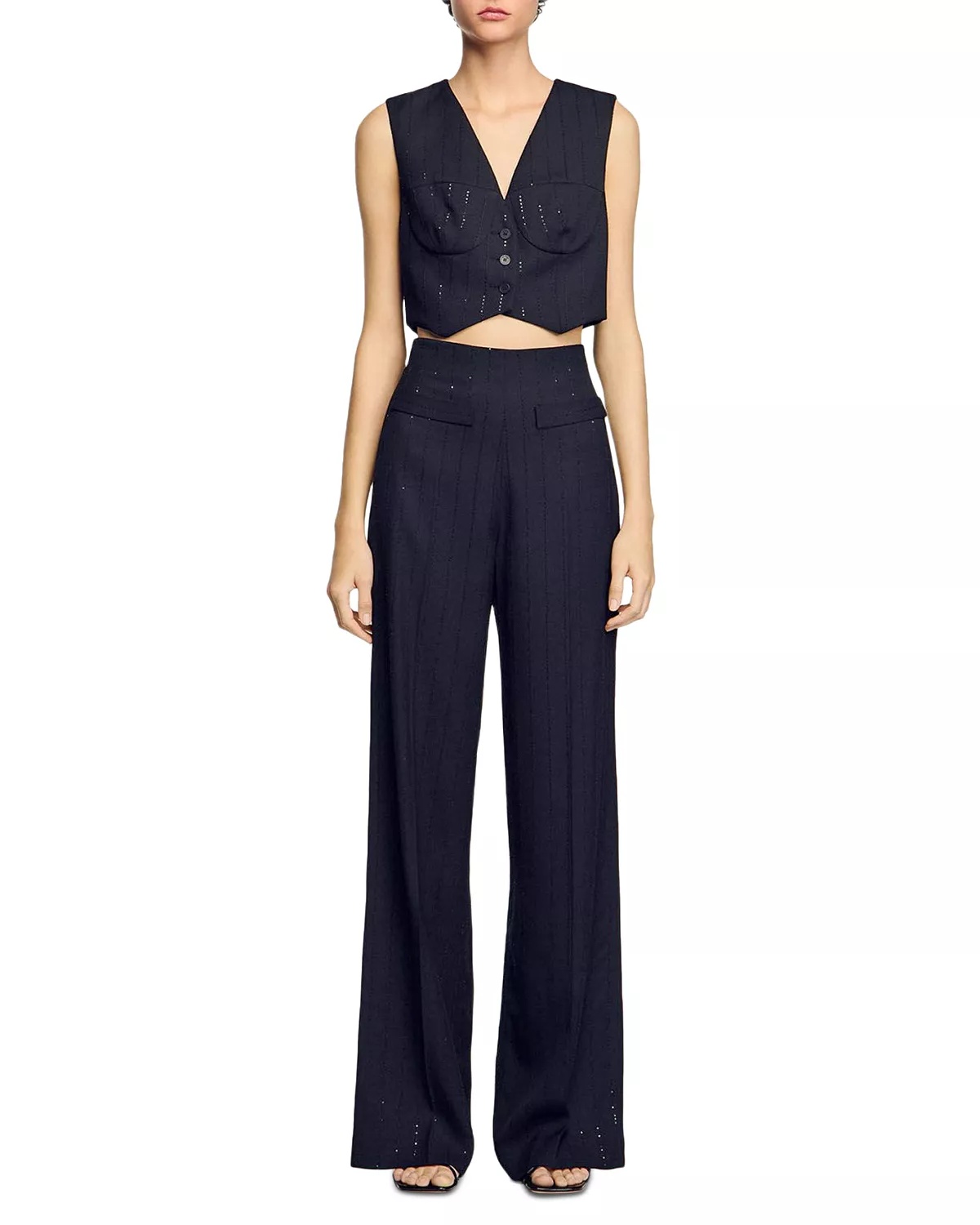 Sequin Suit Pants - 5