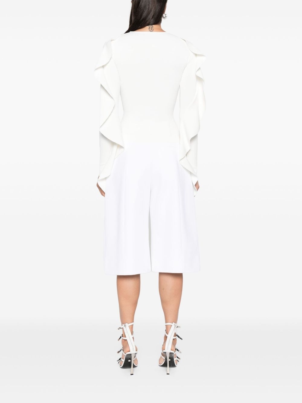 asymmetric knitted top - 4