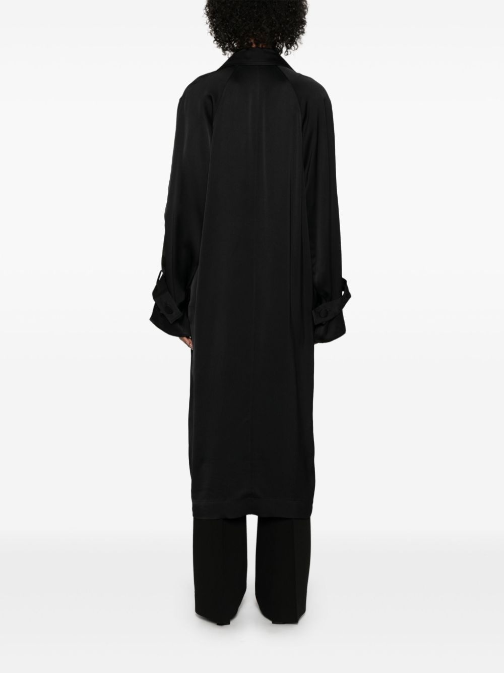 satin midi dress - 4