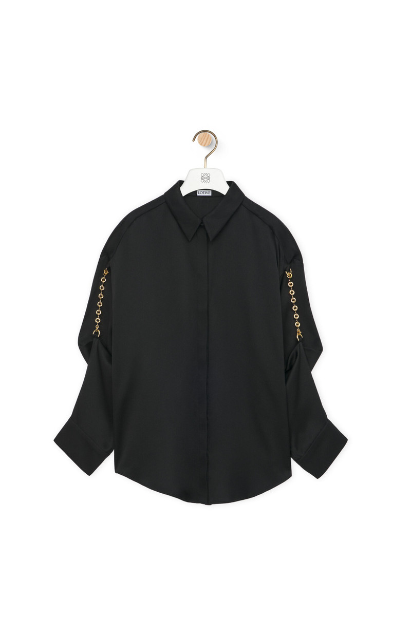 Chain shirt in silk 1