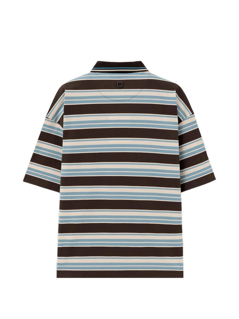 Wooyoungmi striped short-sleeve T-shirt outlook