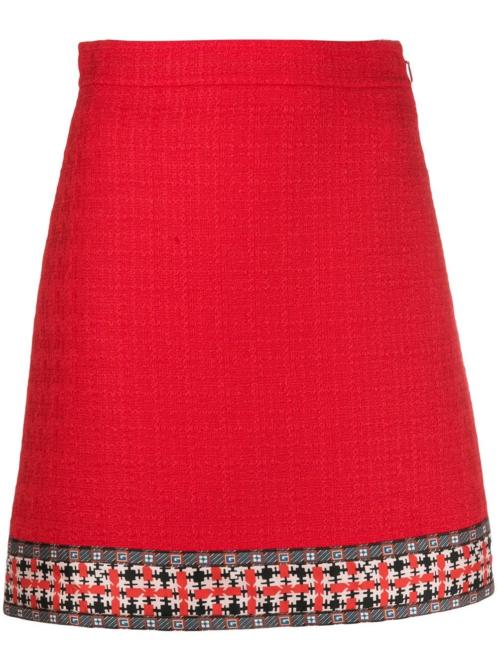 tweed a-line skirt - 1