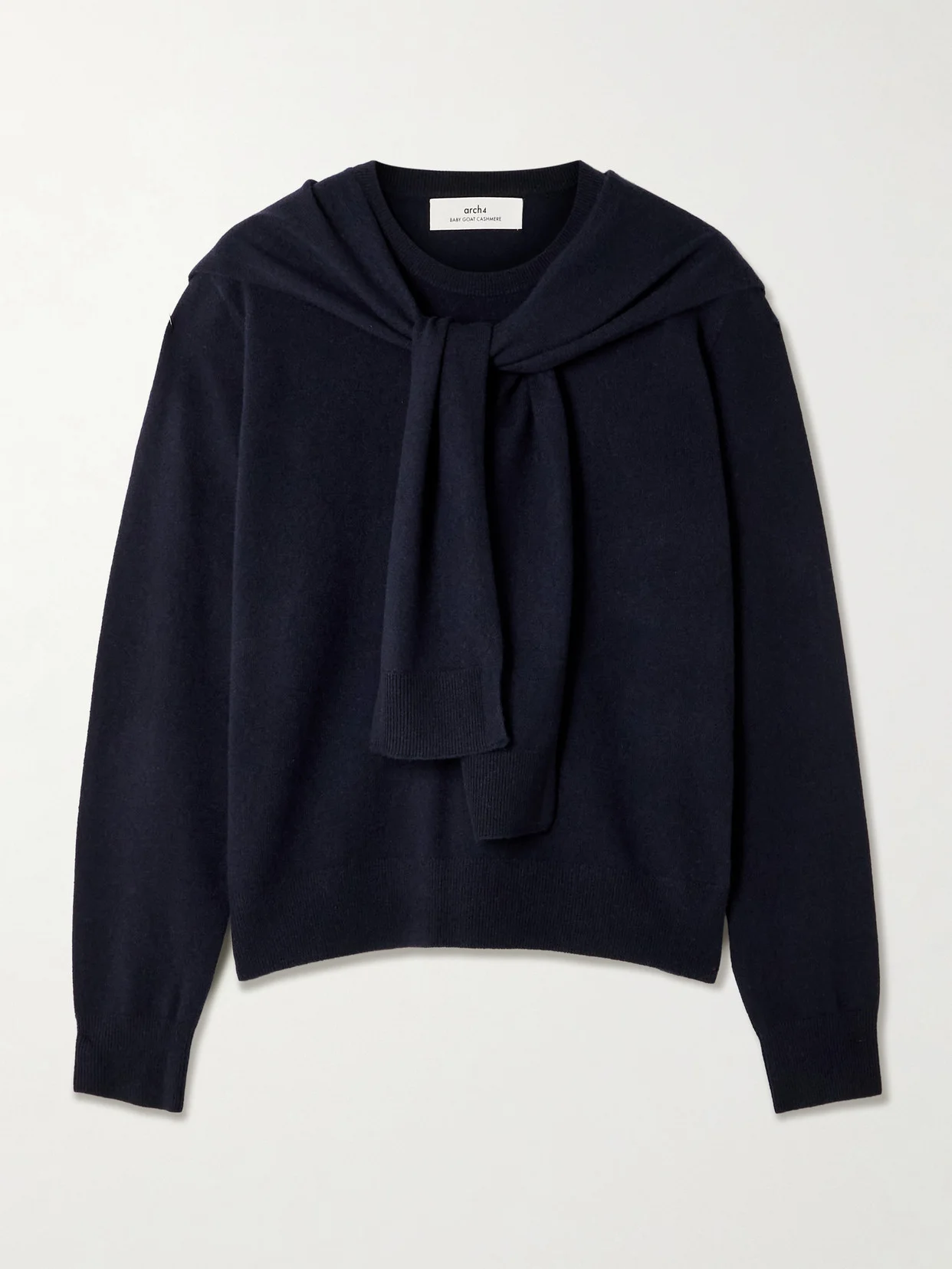 Eldergrove Tie-detailed Organic Cashmere Sweater - 1