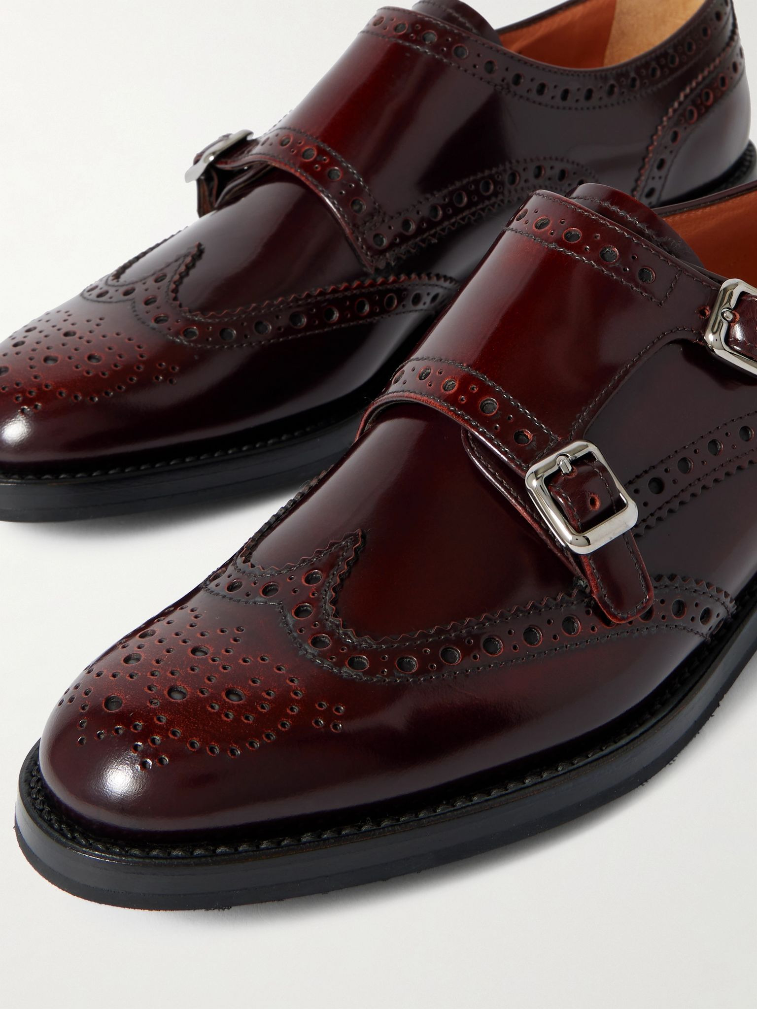 Lana R leather brogues Chocolate - 4