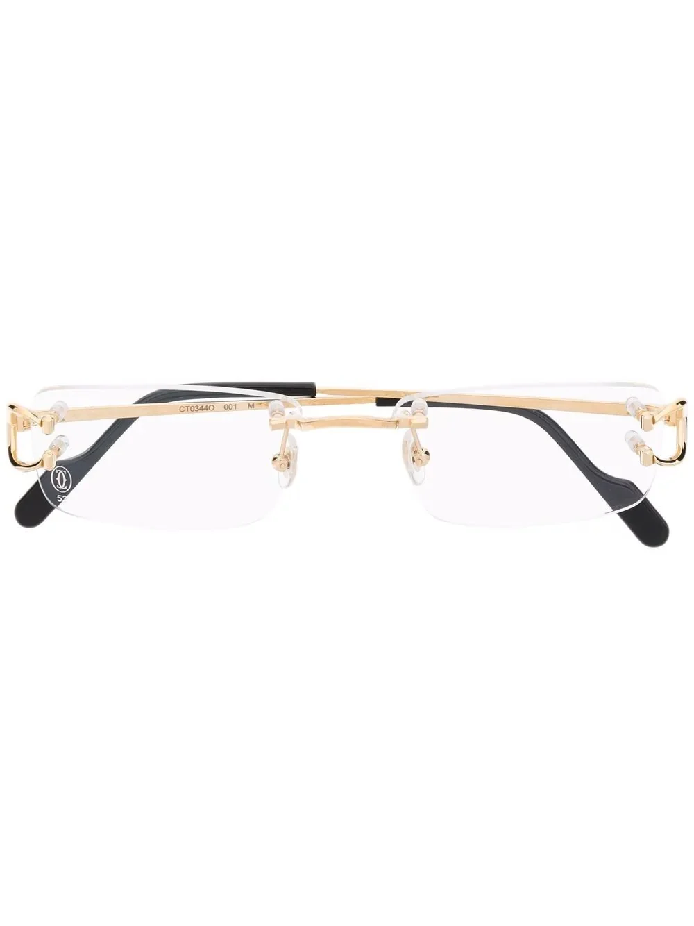 square-frame glasses - 1