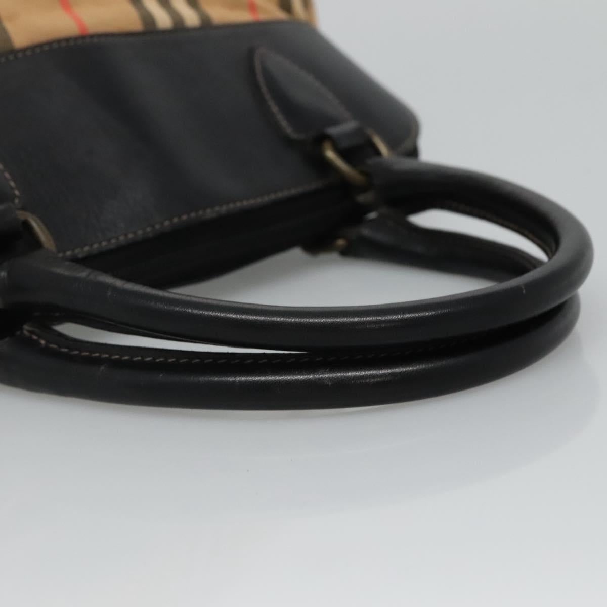 Burberry Nova Check Hand Bag Canvas Beige - 7