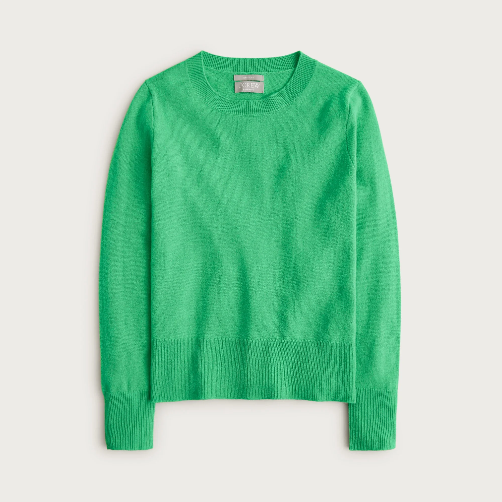 Cashmere classic-fit crewneck sweater - 1