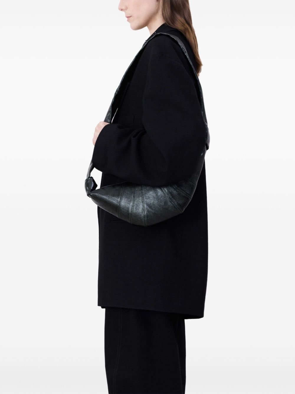 small Croissant leather bag - 3