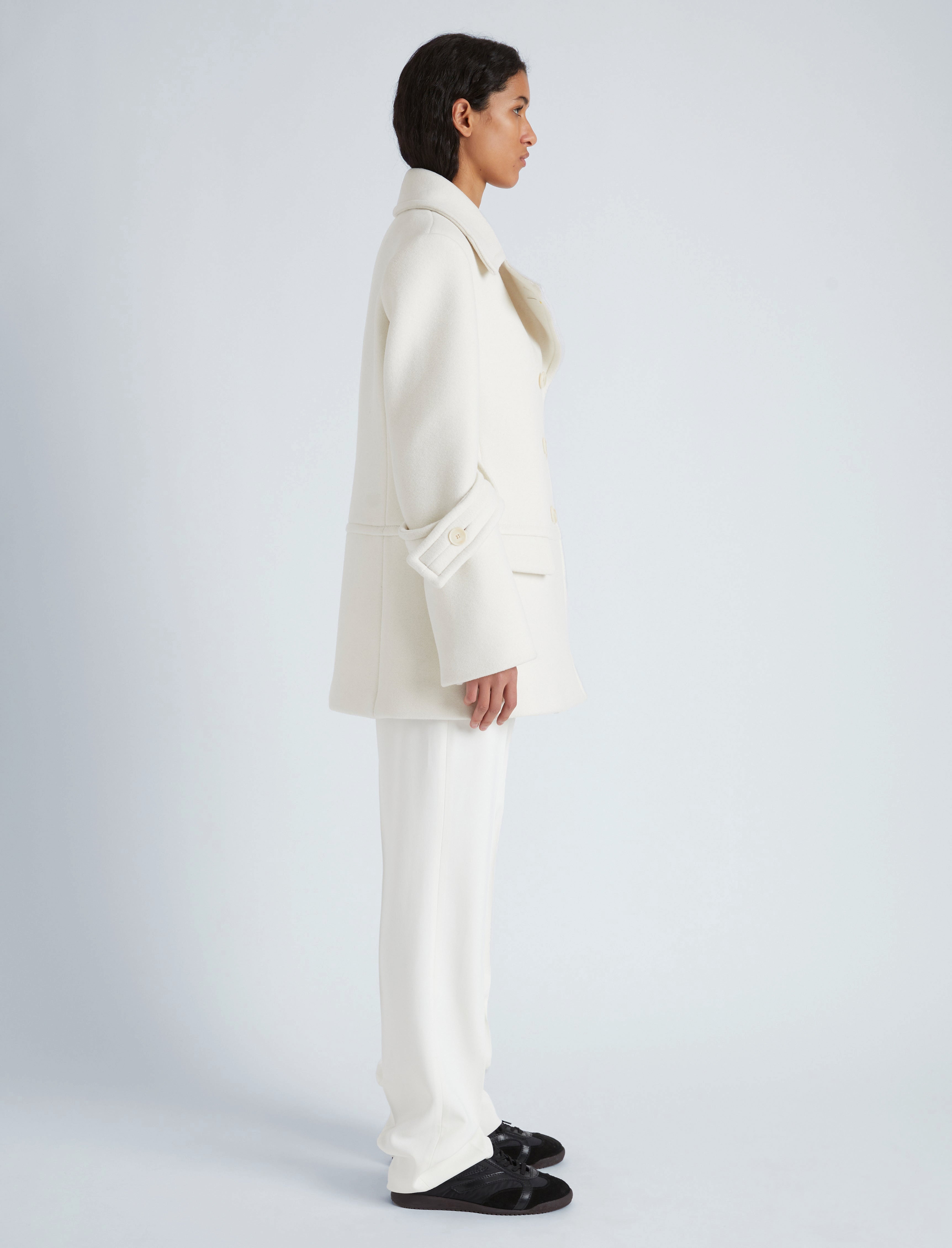 Rowen Coat in Eco Double Face Wool - 6