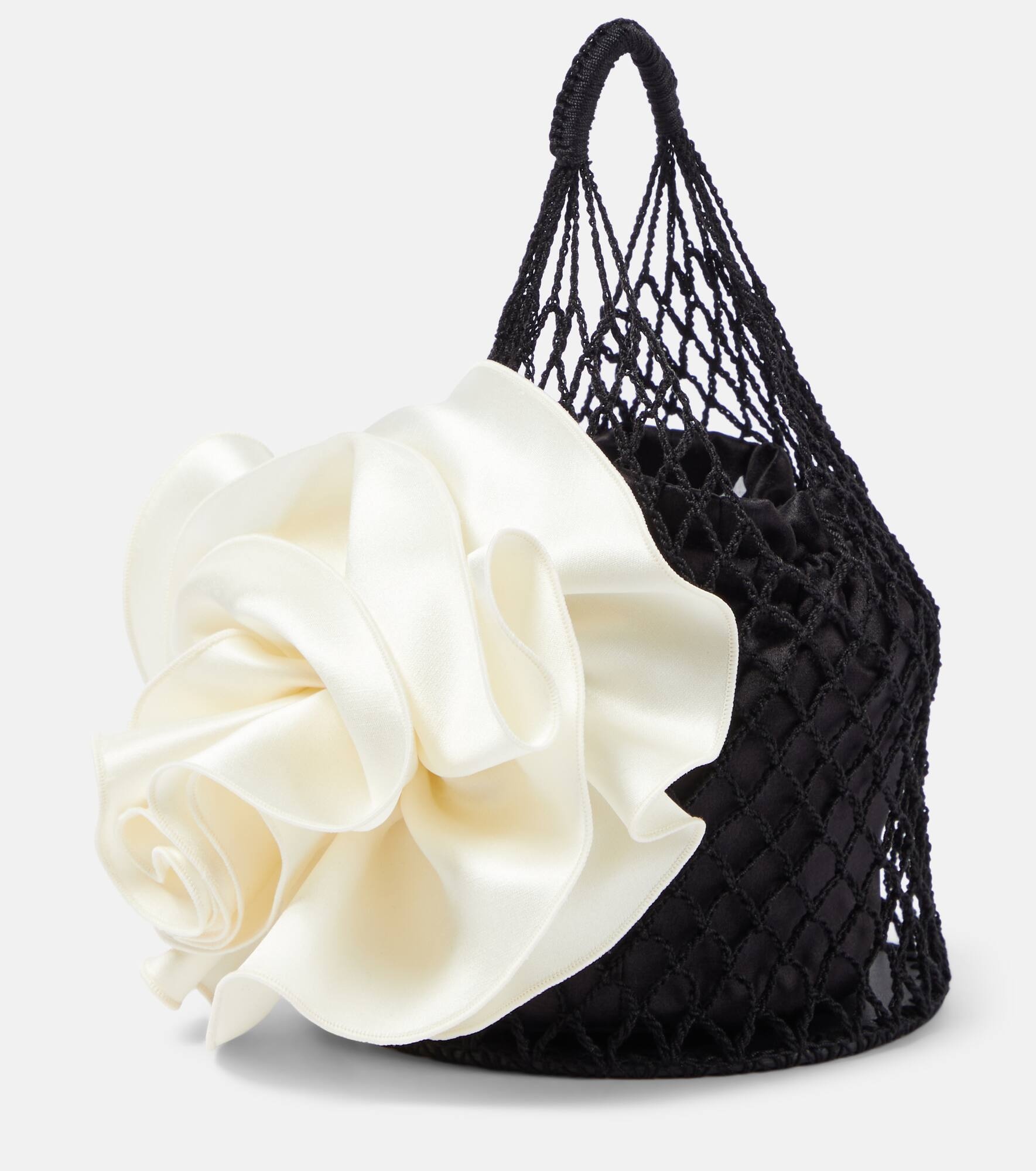 Devana Small floral-appliqué shoulder bag - 4