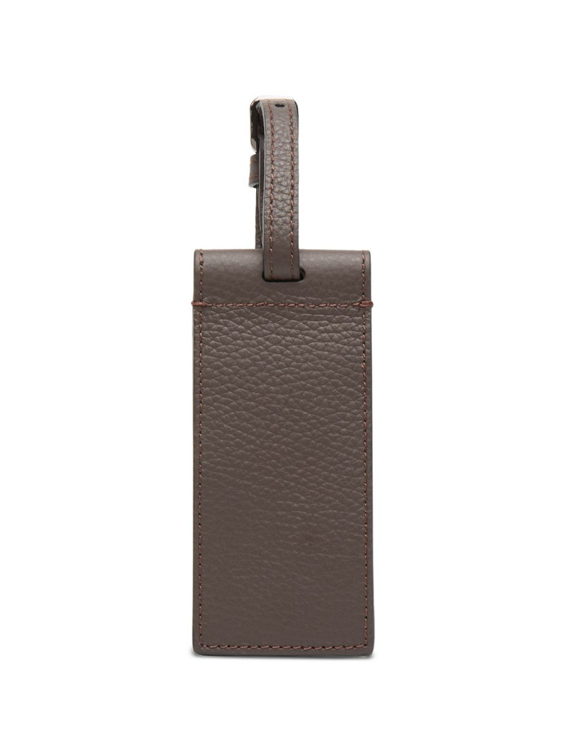 LANCEL Charlie grained luggage tag outlook
