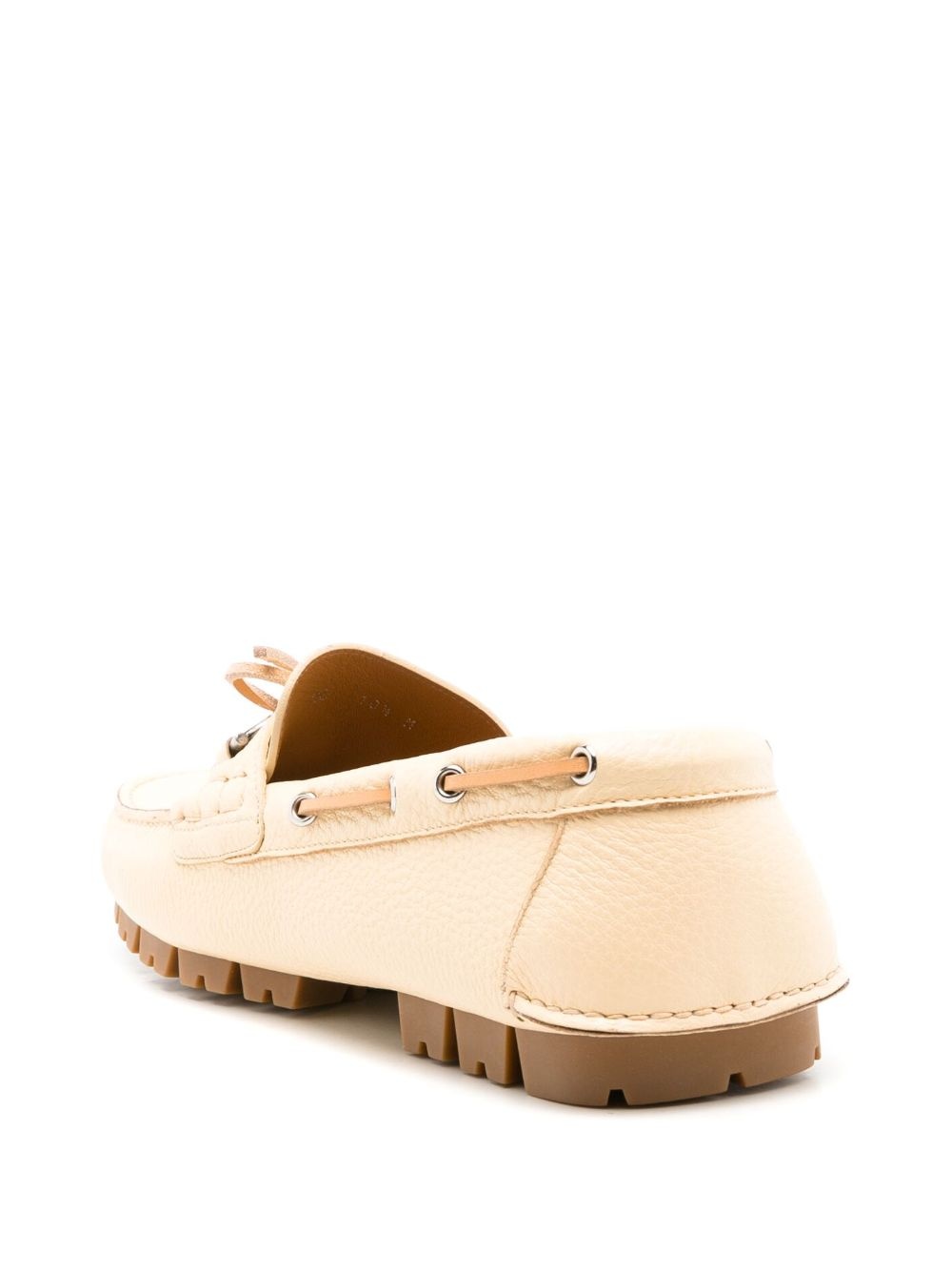 Injected Rock leather loafers - 3