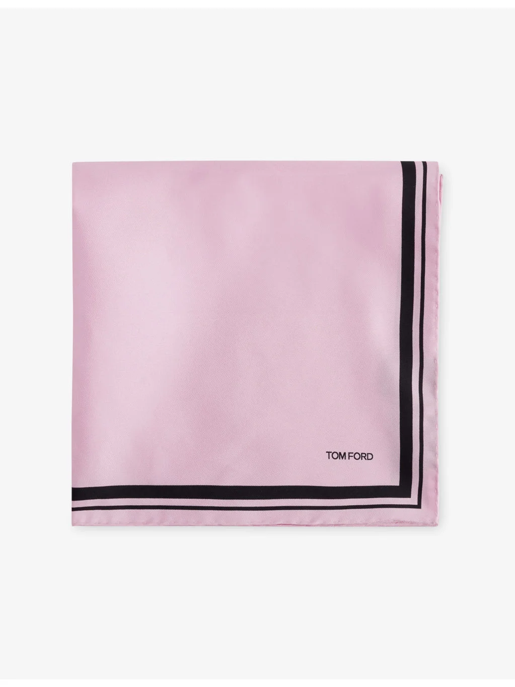 Frame Logo Silk Pocket Square - 1