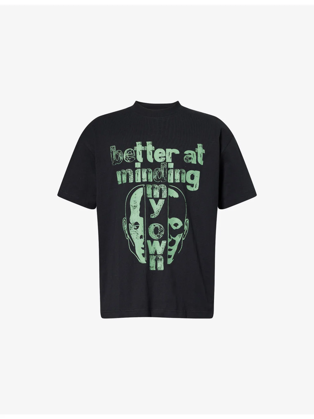 Better At Minding My Cotton T-Shirt - 1