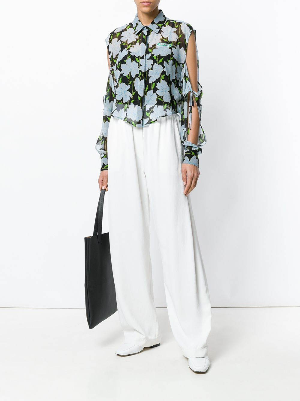 cropped shirt - 2