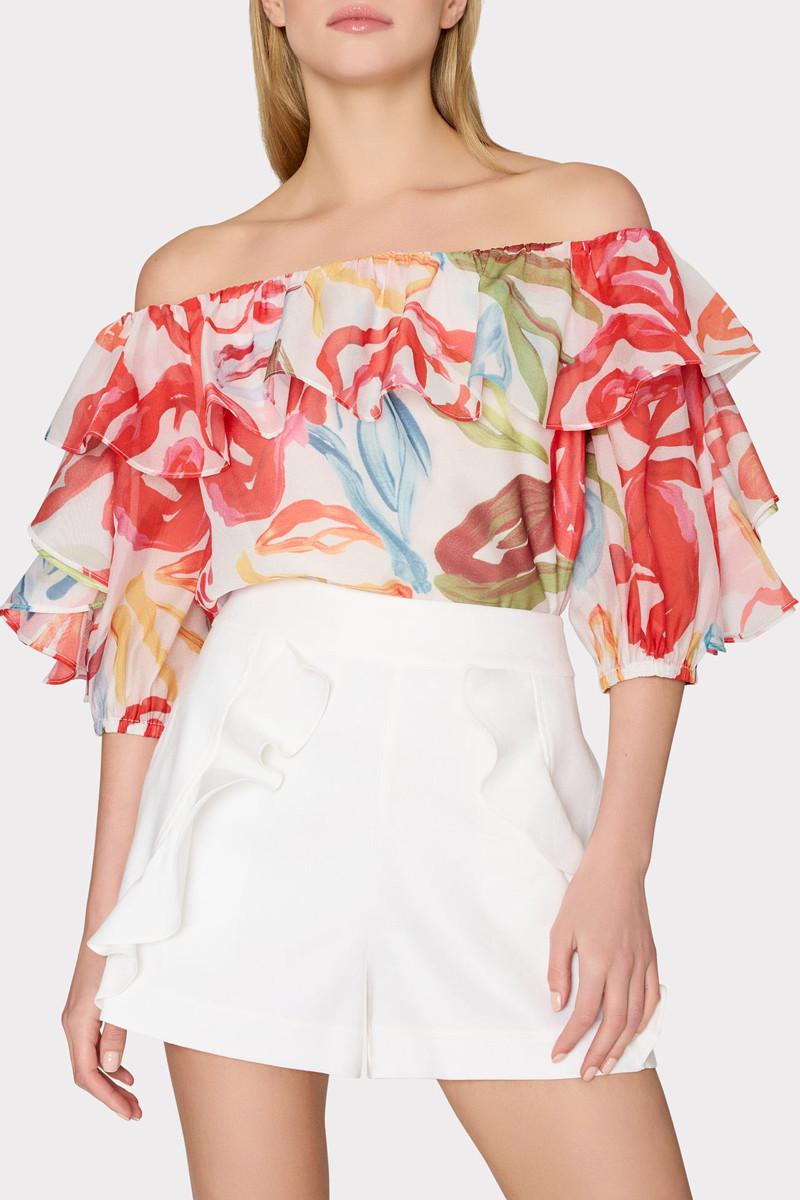Linen Ruffle Short 4