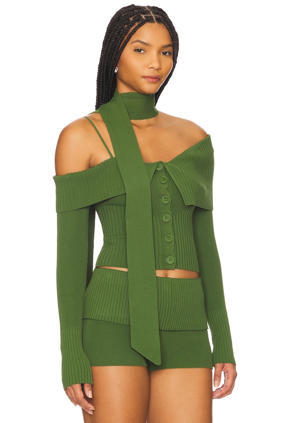 One Love One Shoulder Sweater - 2