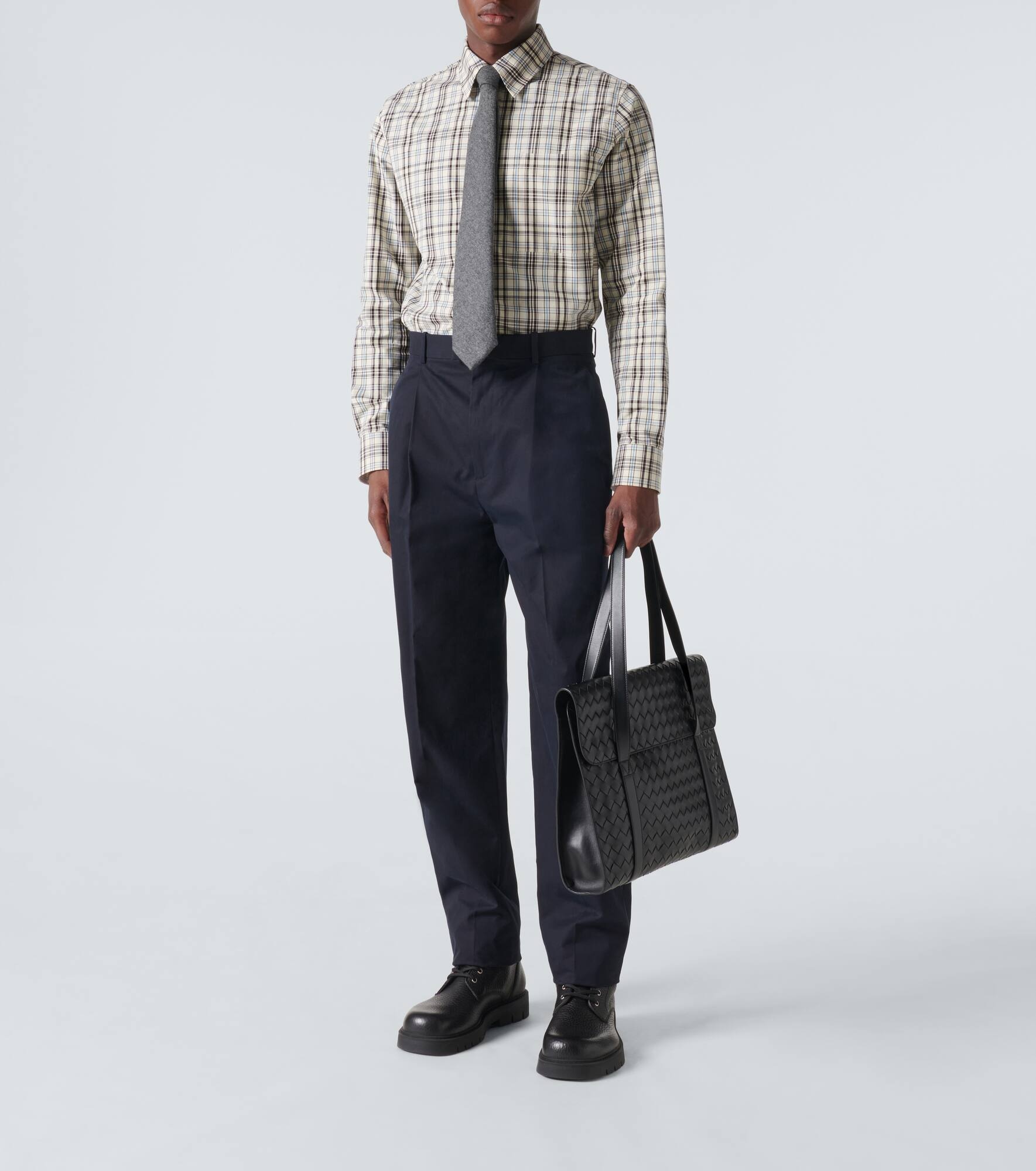 Avenue Intrecciato leather briefcase - 8