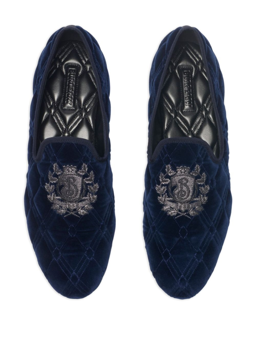 Estate quilted crest loafers - 4