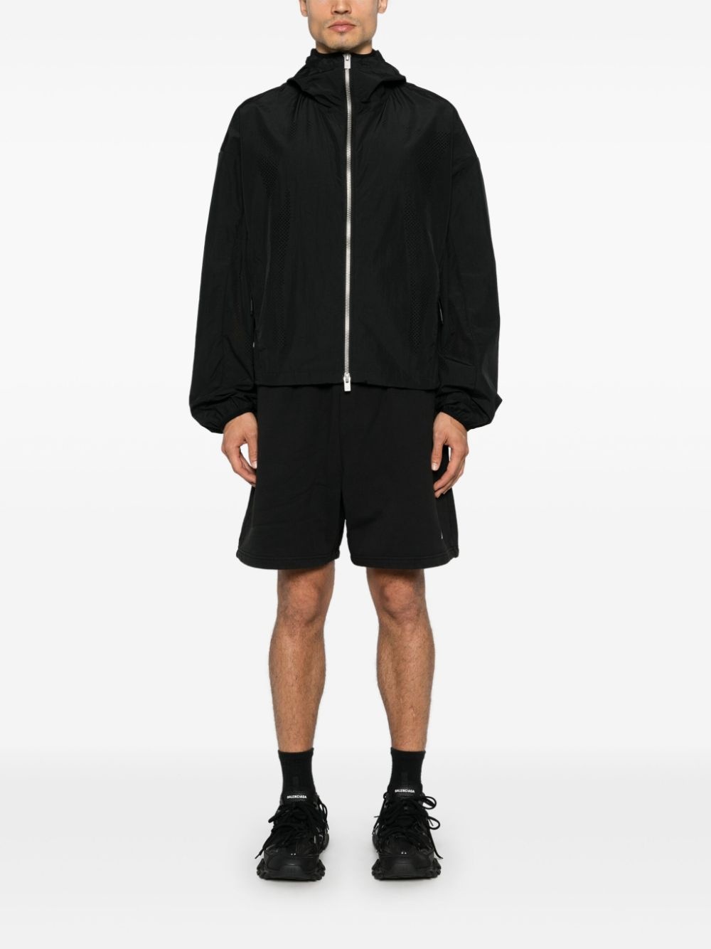 logo-print shorts - 3