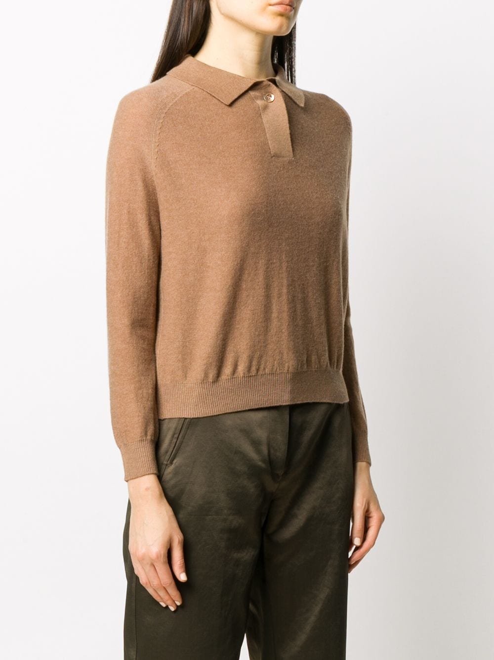 fine knit wool jumper - 3