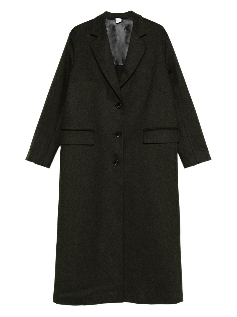 button-fastening pocket coat 1