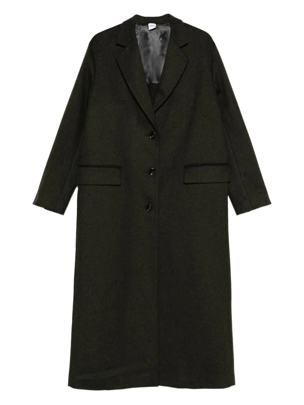button-fastening pocket coat - 1