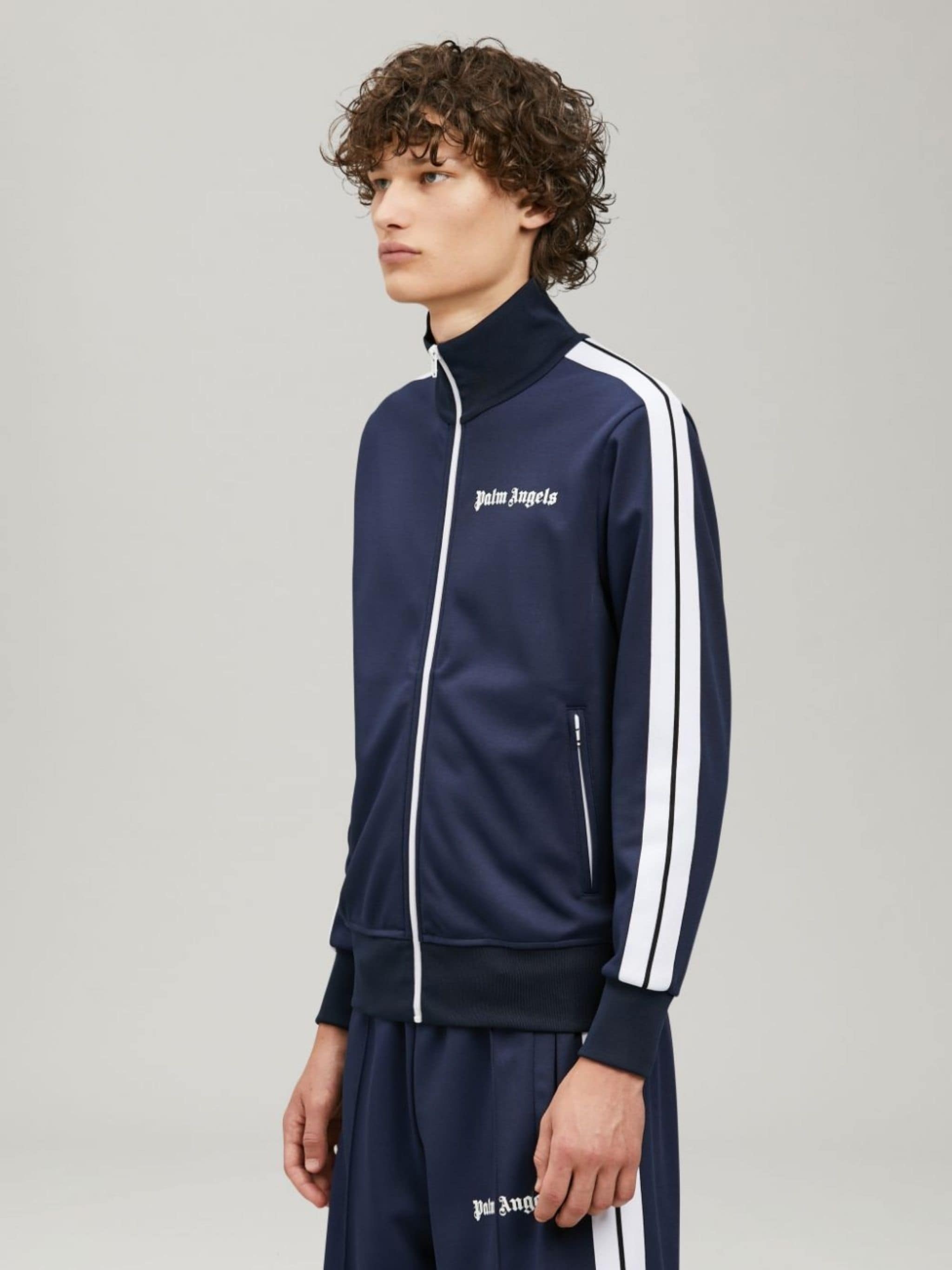 logo track jacket - 4