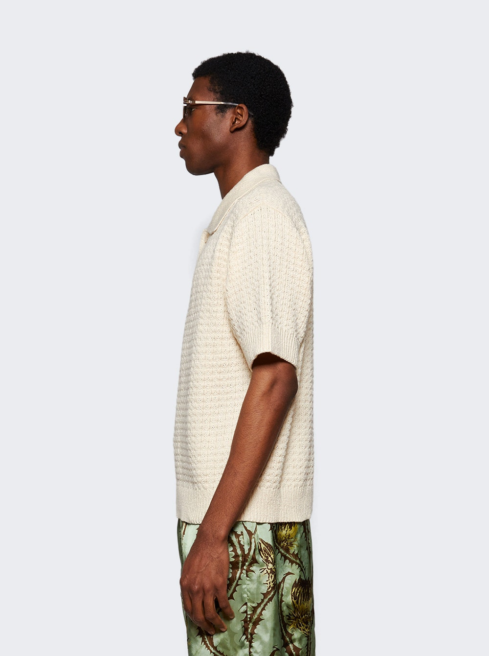 Nora Lite Check Polo Natural - 3
