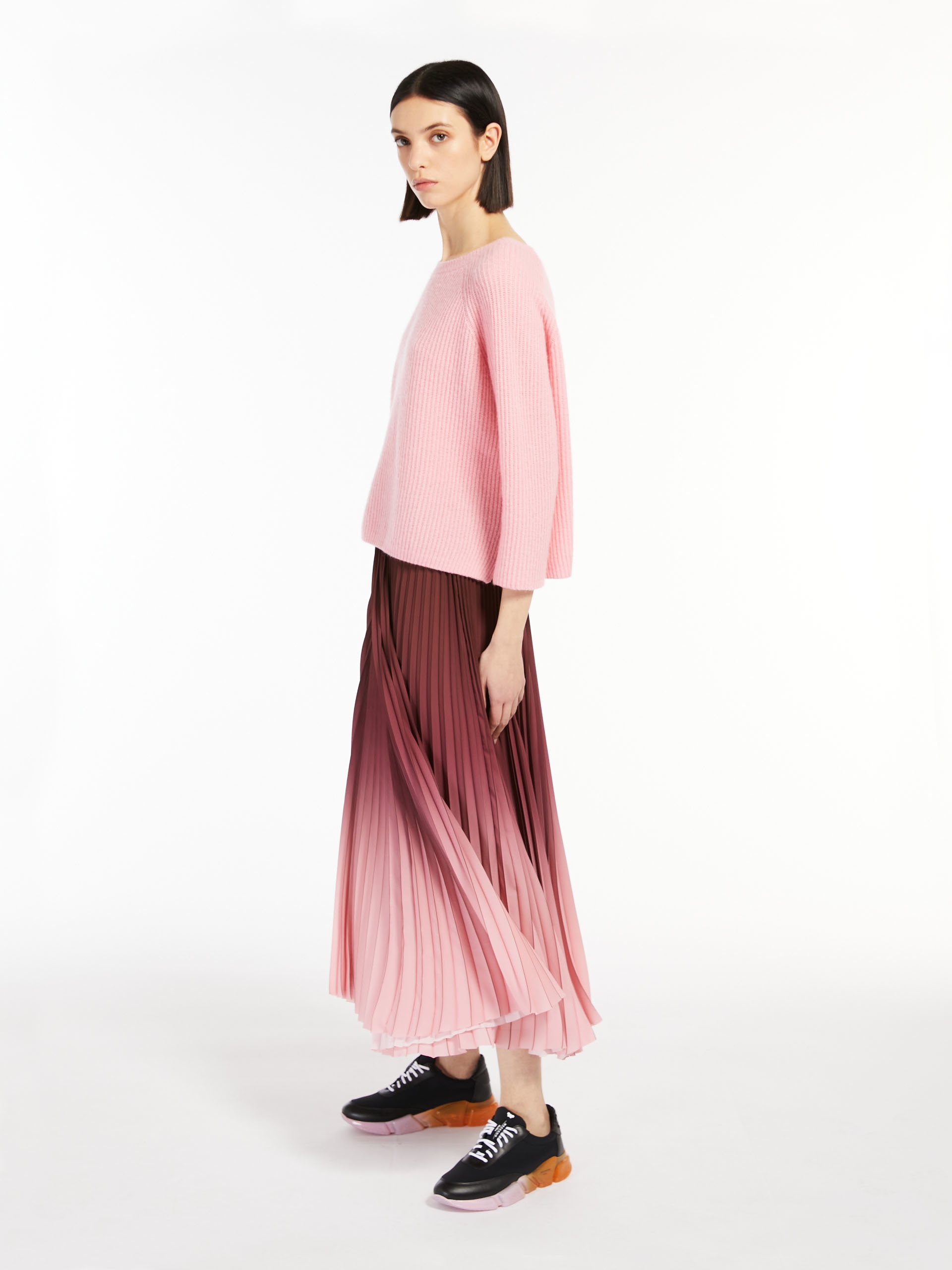 FULCRO Pleated georgette skirt - 5