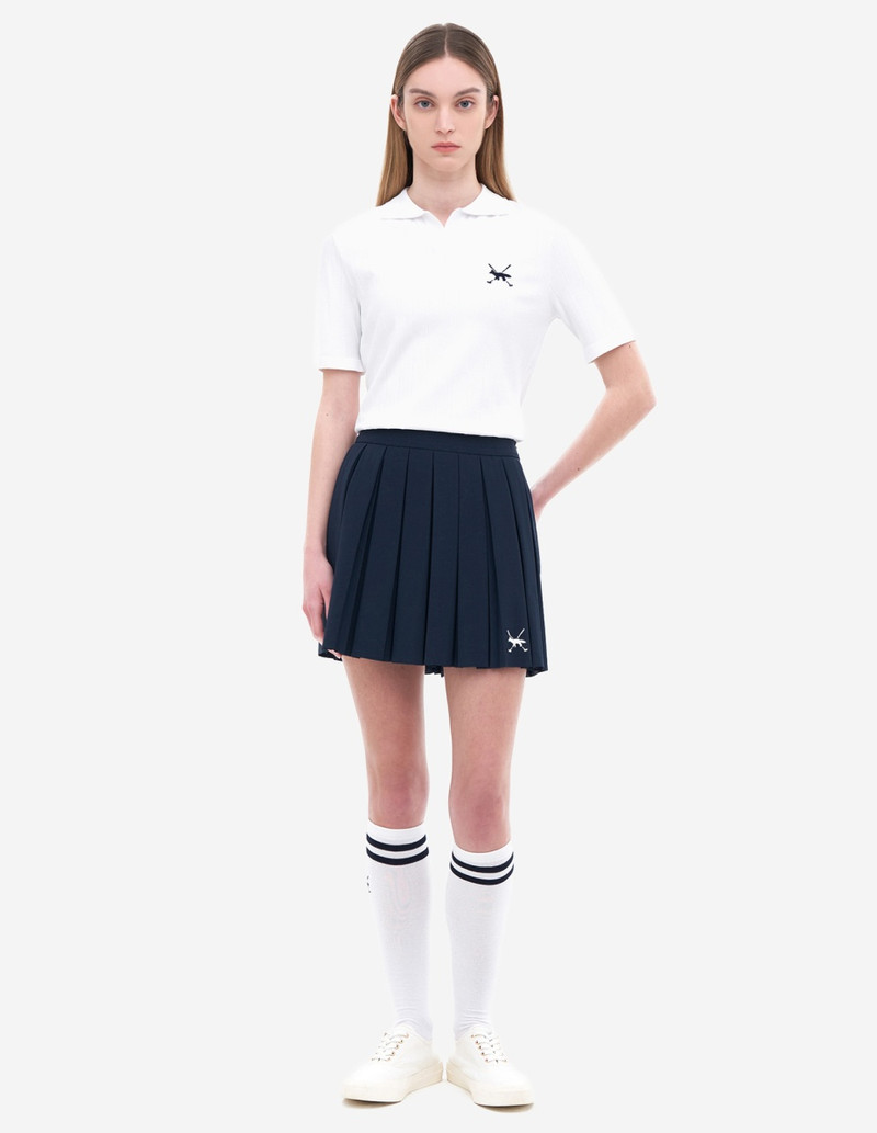 Maison Kitsuné Women Spring Basic Pleated Skirt outlook