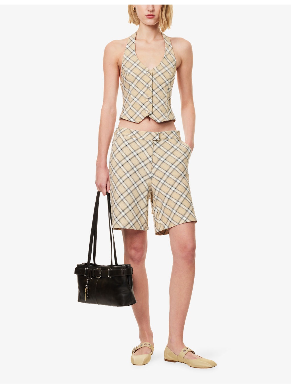 Sloane Check Woven Waistcoat - 2