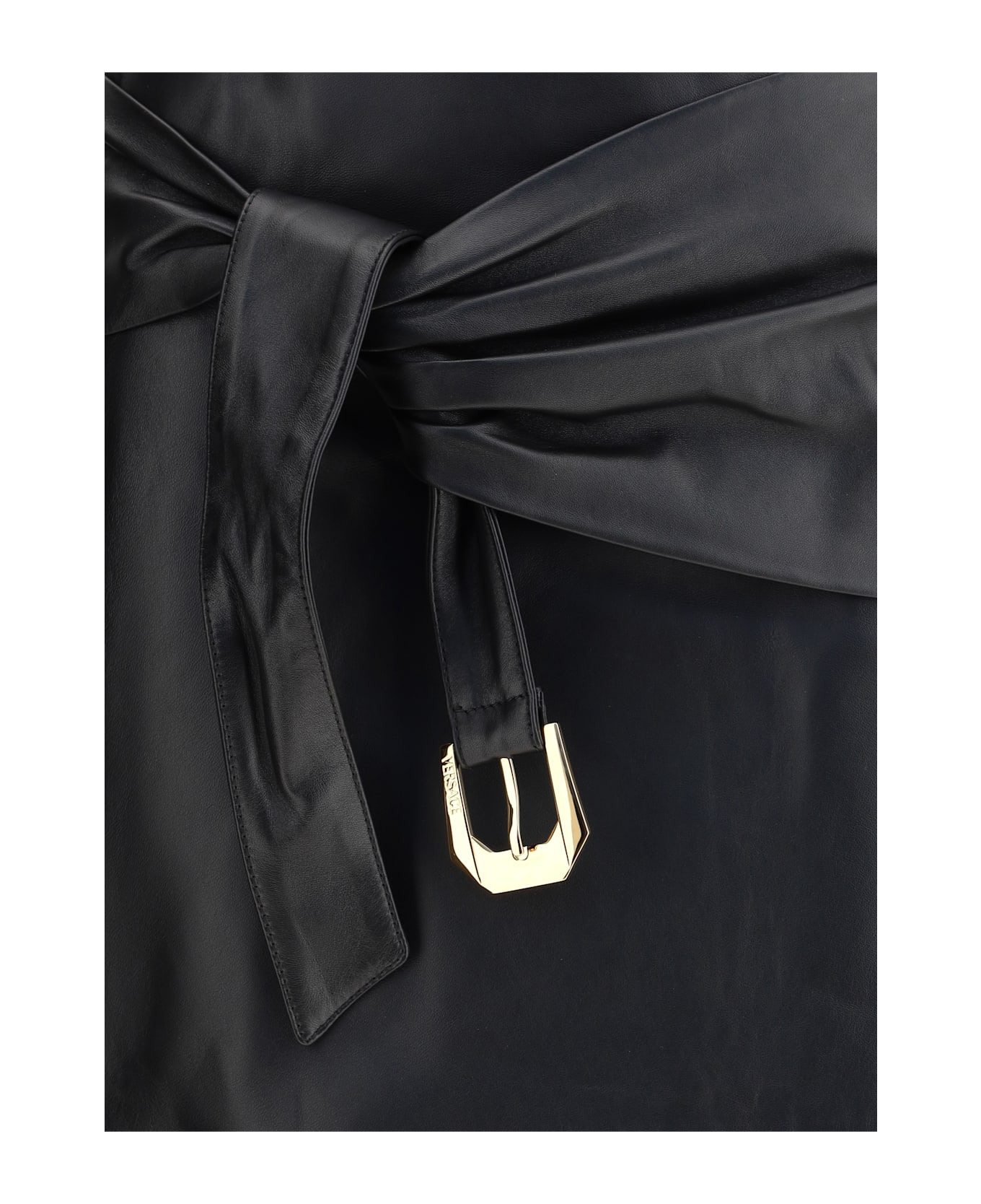 Lambskin Miniskirt - 3