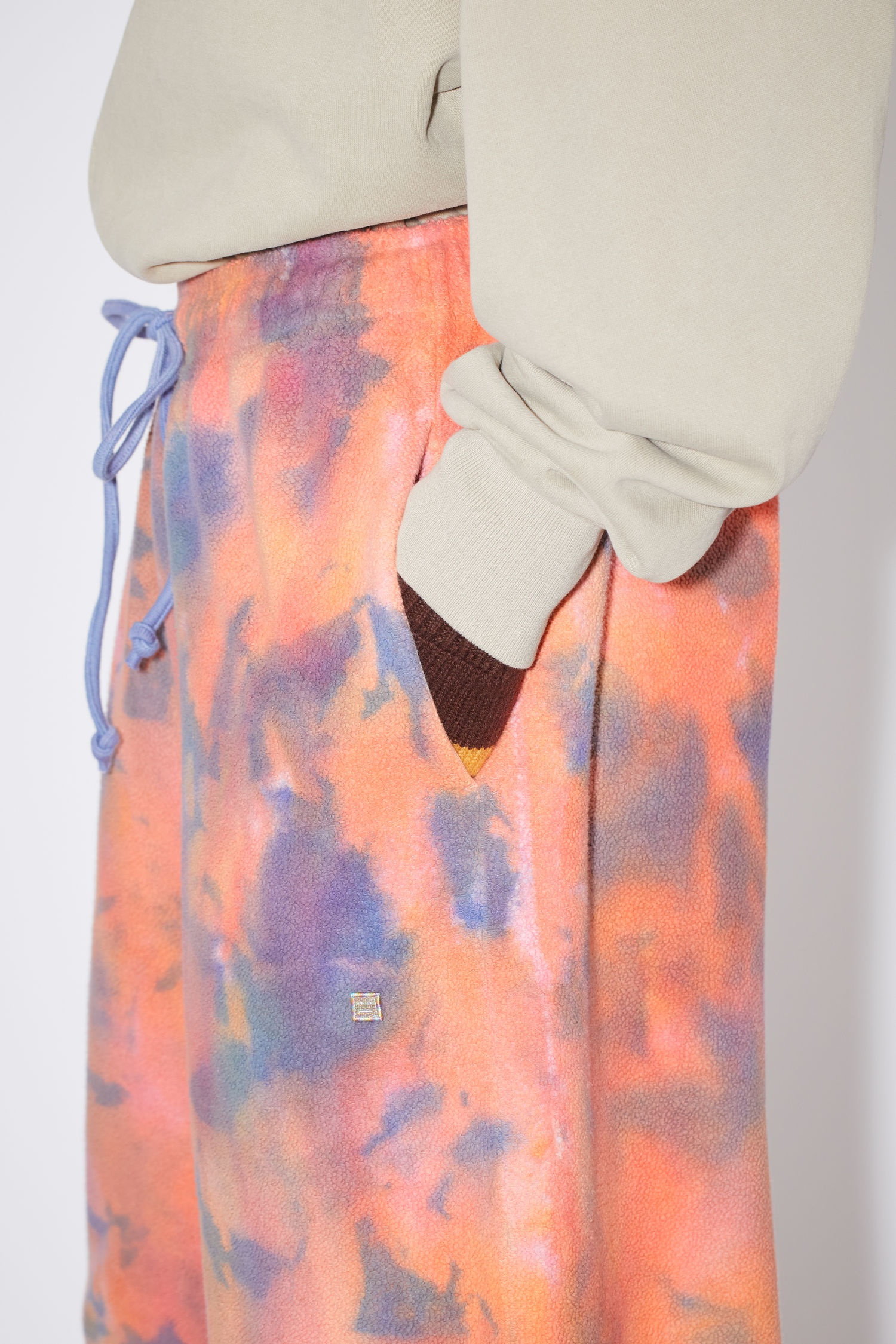 Cotton sweatpants - Peach orange - 5