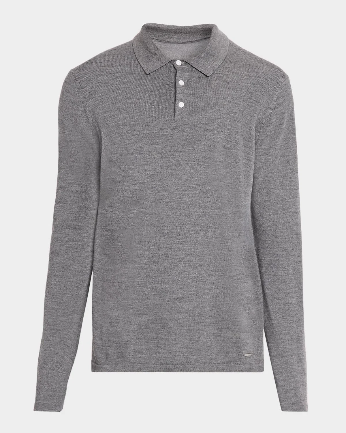 Men's Reynolds Wool Long-Sleeve Polo Shirt - 1