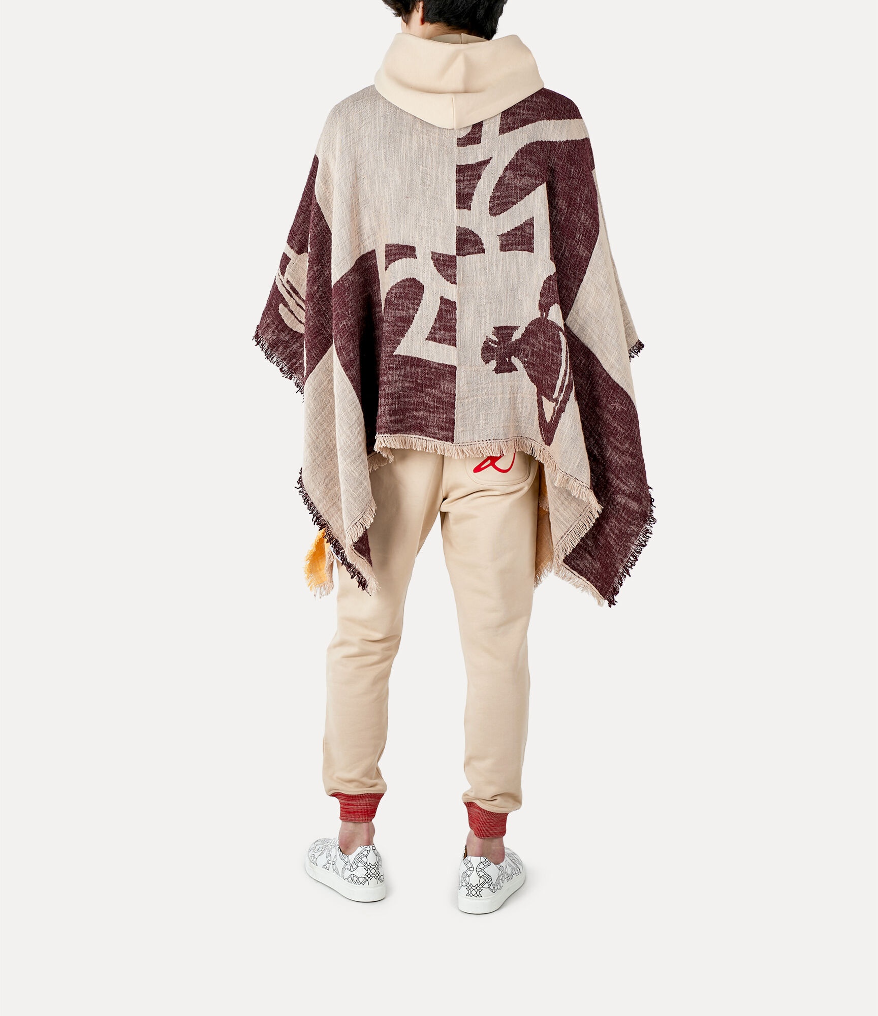 BUFFALO ORB CHECK PONCHO - 6