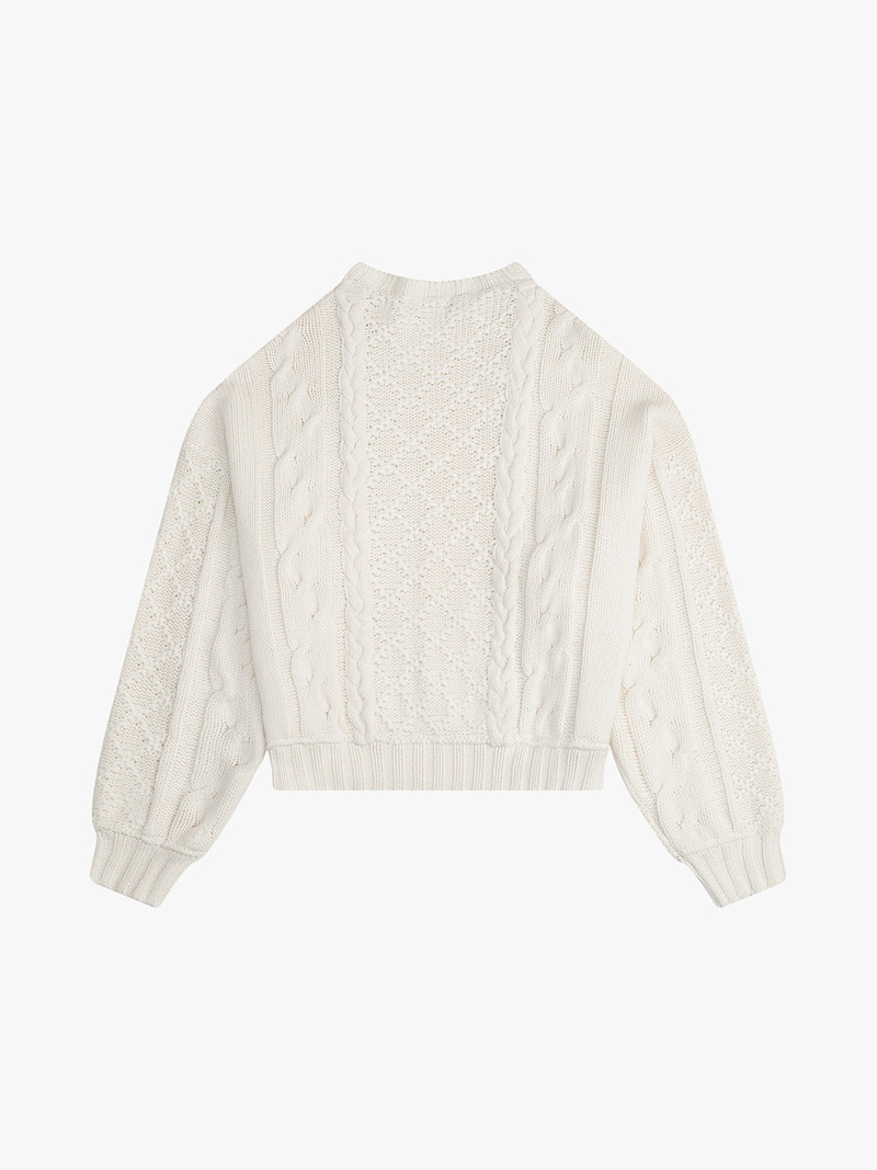 Rhude CABLE KNIT CREWNECK outlook