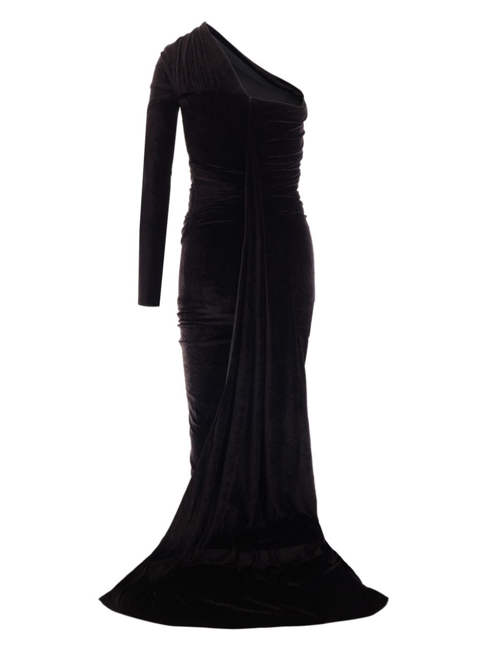 Velvet long dress - 3