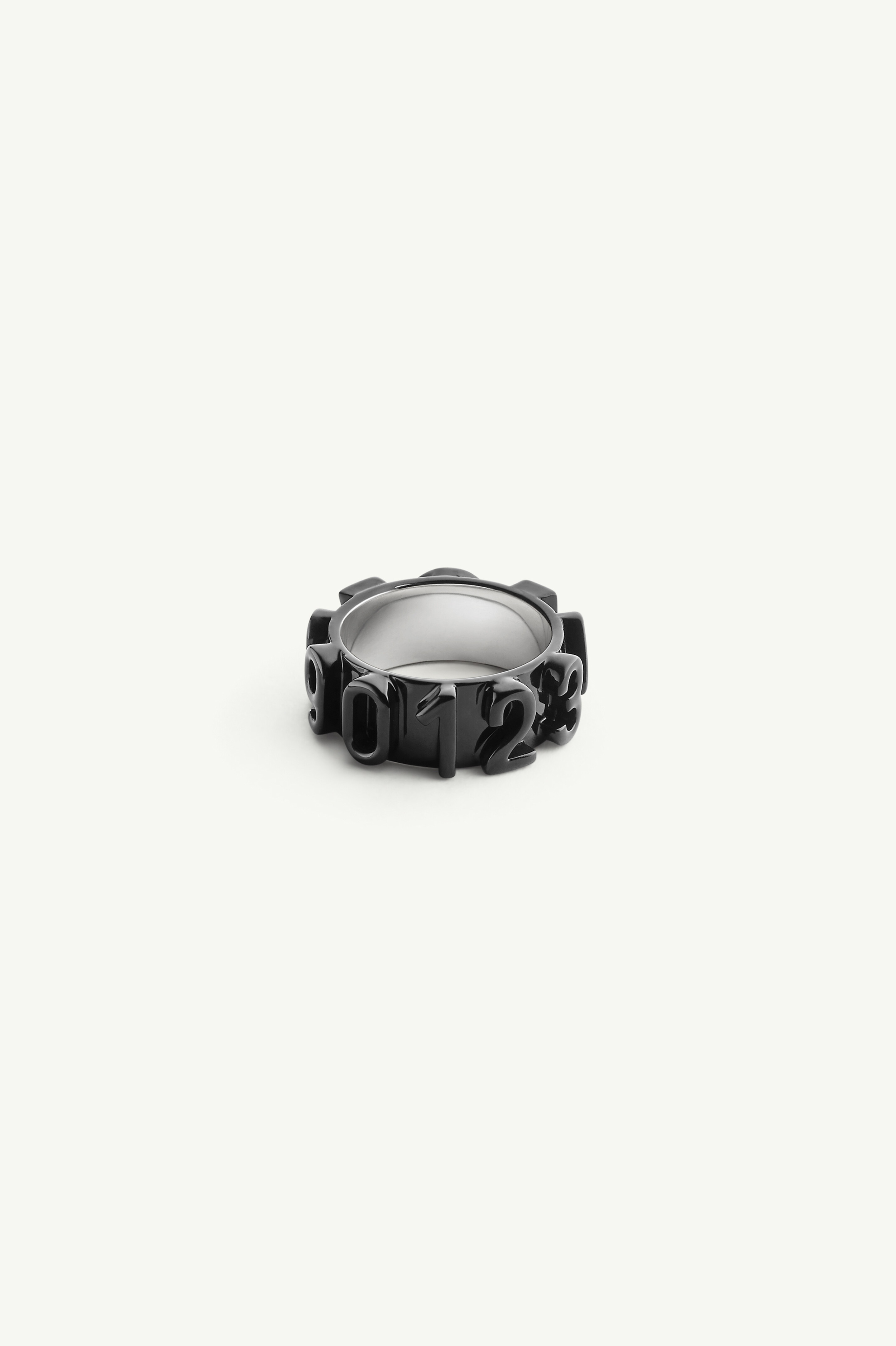 Numeric Signature Embossed Ring - 2