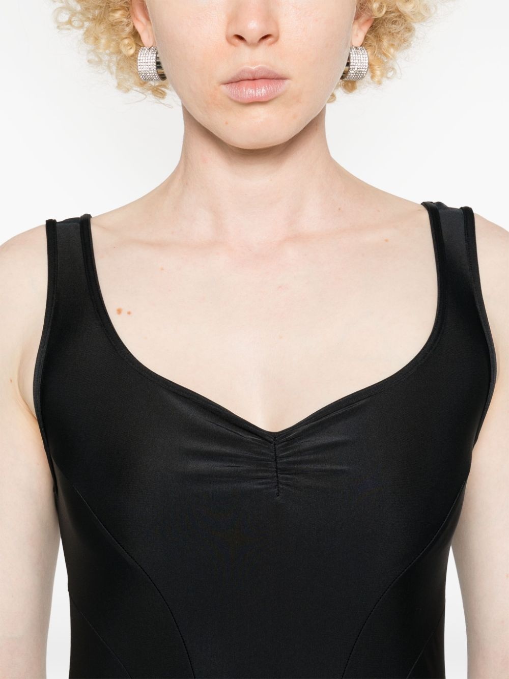logo-embroidered bodysuit - 5