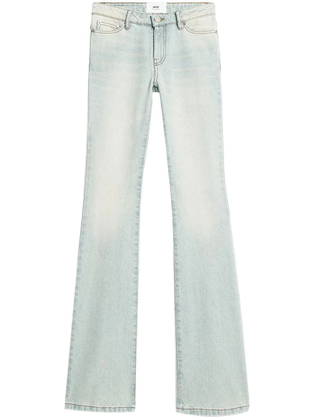 low-rise bootcut jeans - 1