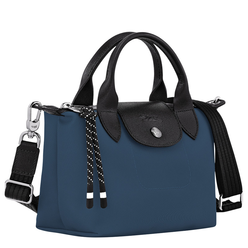 Le Pliage Energy XS Handbag Ink blue - Recycled canvas 3
