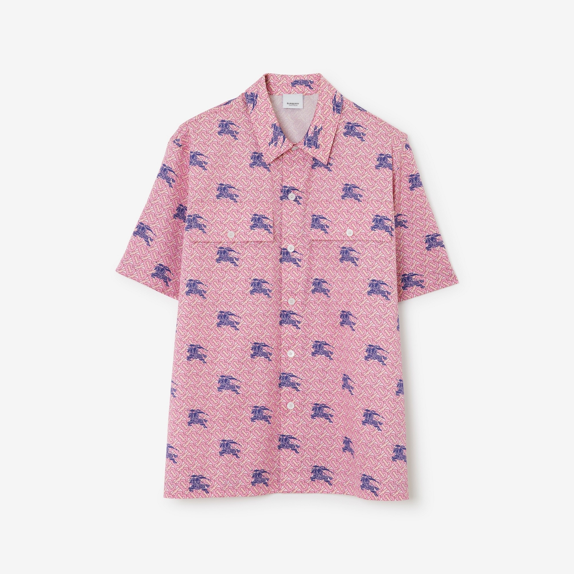 EKD Monogram Cotton Twill Oversized Shirt - 1