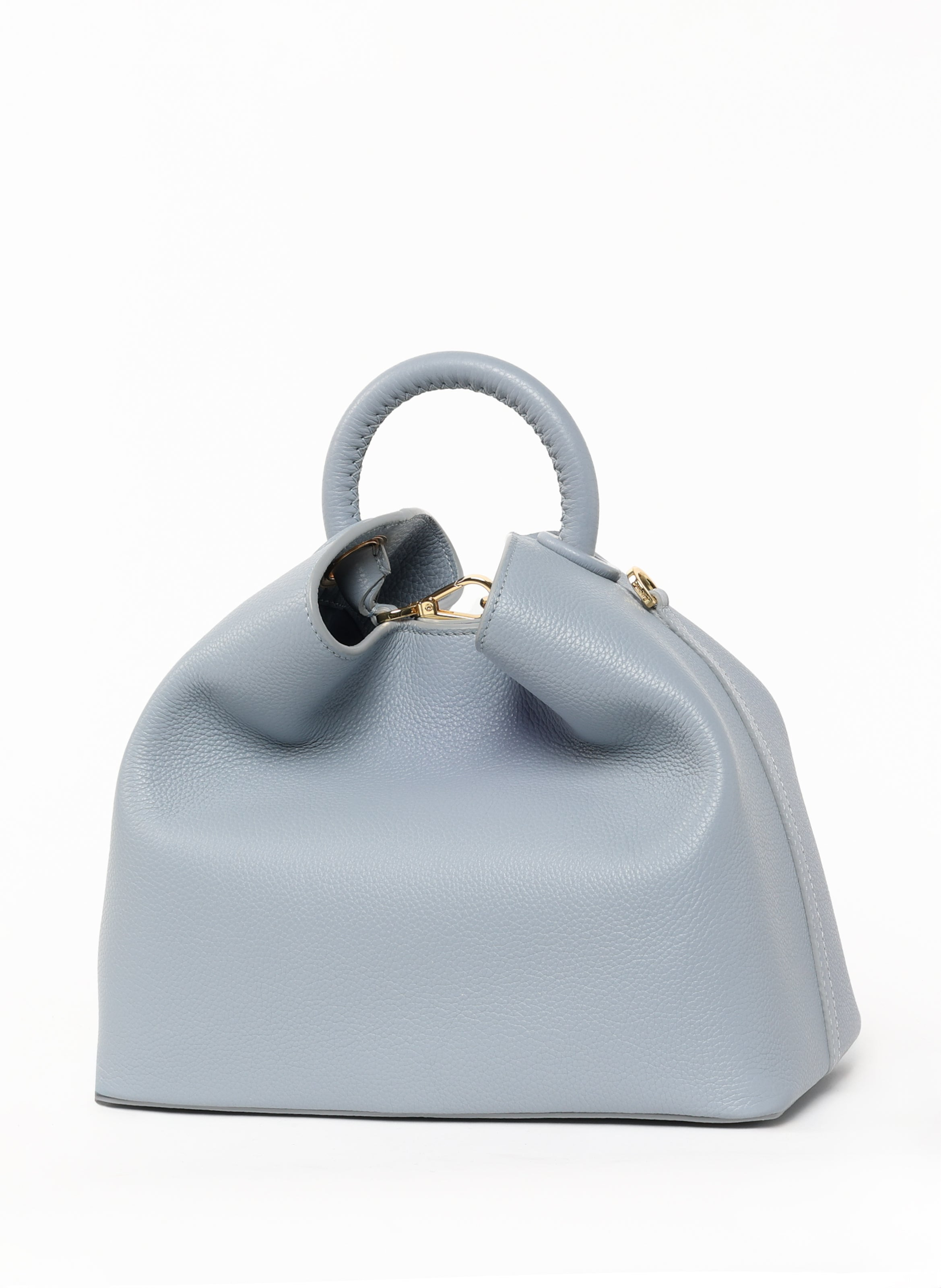 Raisin Pebbled Leather Grey Blue - 3