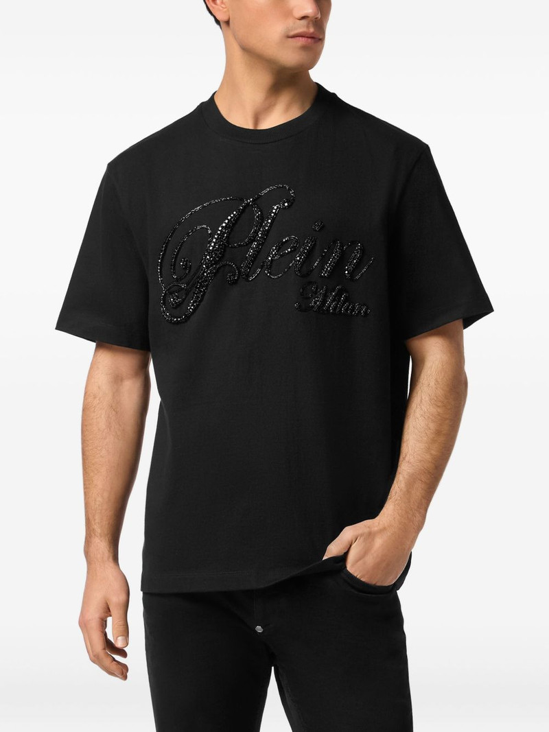 PHILIPP PLEIN rhinestone-embellished T-shirt outlook