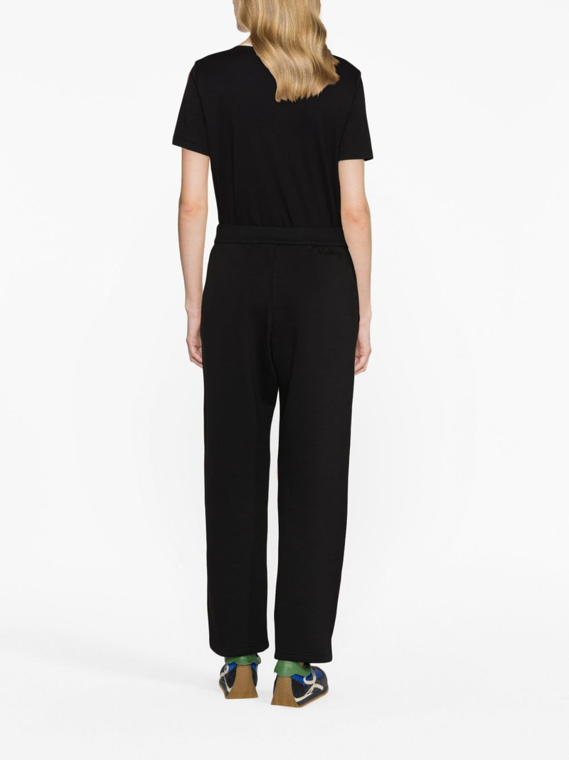 tapered cotton-jersey trousers 3