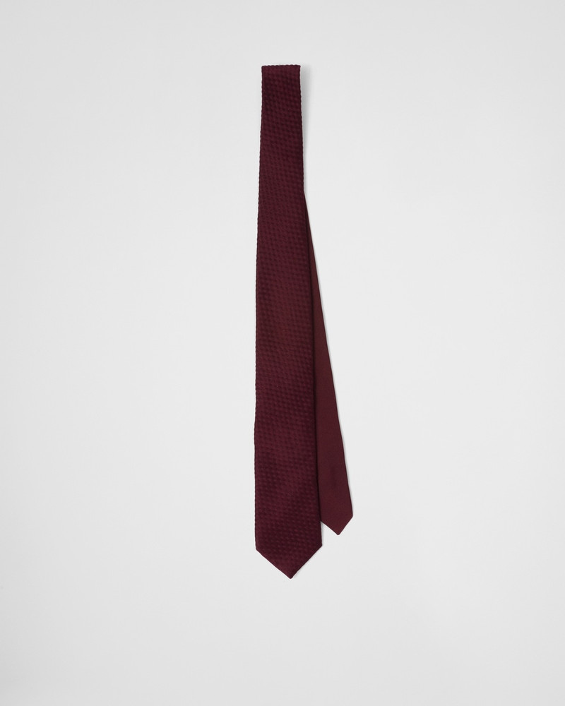 Silk blend tie 1