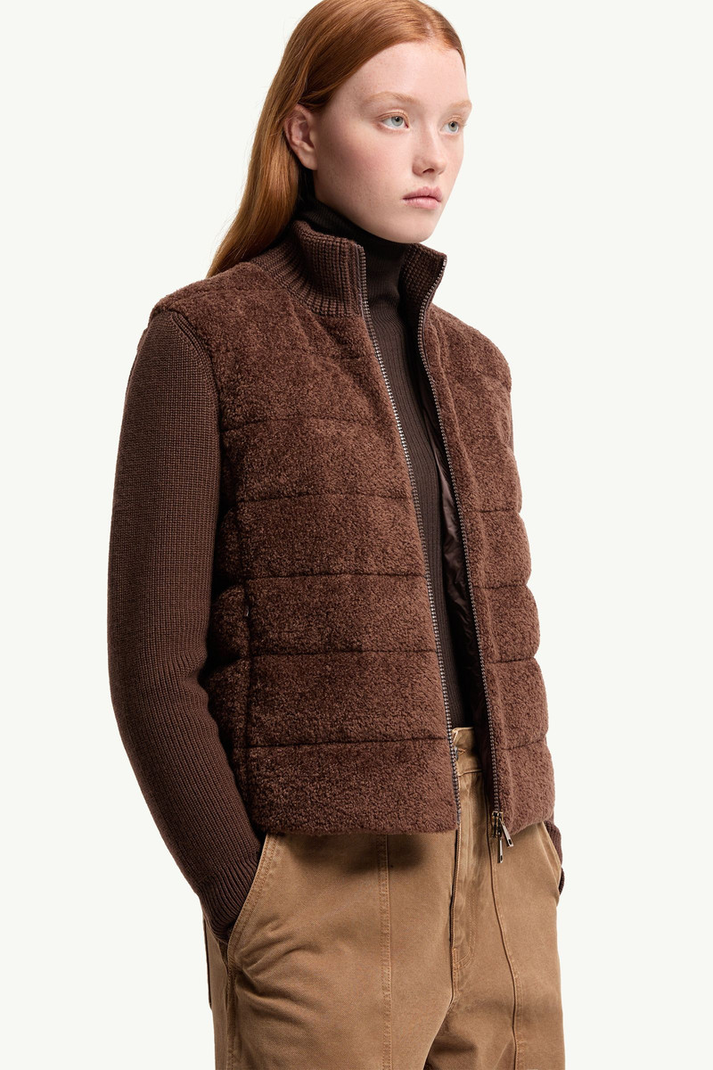Padded Teddy & Wool Zip-Up Cardigan 6