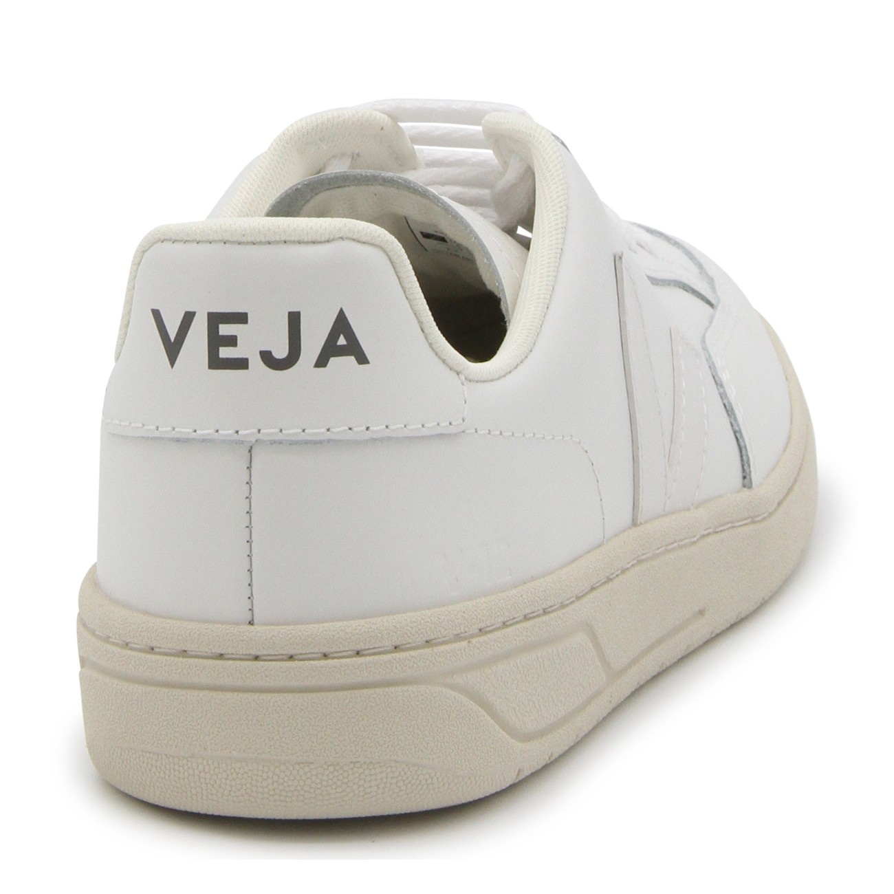 white leather v-123 sneakers - 3